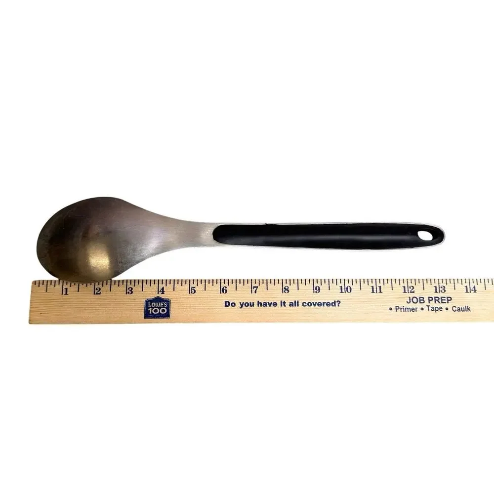 Calphalon Stainless Steel Solid Spoon Heavy Duty Cooking Comfort Grip 13-1/2